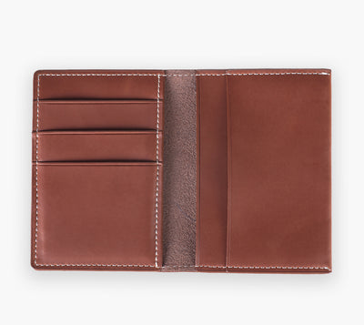 Slim Leather Wallet (Cherry Maple) - Boetti - Are You Man Enough to Wear a Small Watch?